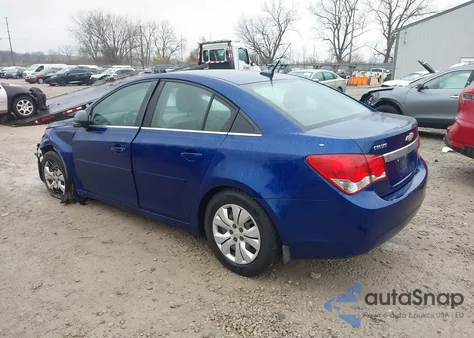 2012 Chevrolet Cruze Ls from USA, damaged, VIN 1G1PD5SH3C7367711